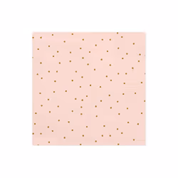 PartyDeco SP33-23-081J, Gold, Pink, Pattern, 330 mm, 330 mm, 16.5 cm, 16.5 cm