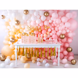 PartyDeco SP33-23-081J paper napkins Gold, Pink 20 pc(s)