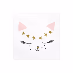 PartyDeco SP33-50, Black, Gold, Pink, White, Paper, Image, 330 mm, 330 mm, 16.5 cm