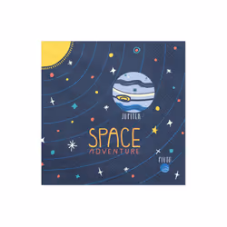 PartyDeco SP33-57, Blue, Multicolour, Paper, Image, 330 mm, 330 mm, 16.5 cm