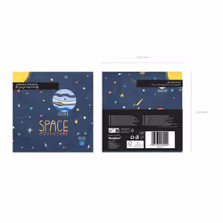PartyDeco SP33-57 paper napkins Blue, Multicolour 20 pc(s)