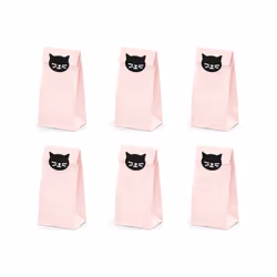 PartyDeco TNS11, Lunch bag, Child, Pink, Paper, Image, Rectangular