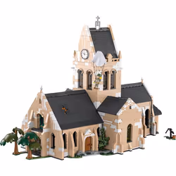 COBI Sainte-Mère-Église Church, Building blocks, 10 yr(s), 2280 pc(s)
