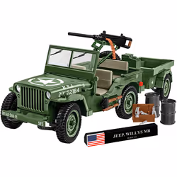 COBI Willys MB & Trailer - Executive Edition, Building set, 10 yr(s), 1580 pc(s)