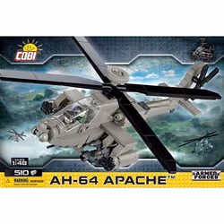 COBI AH-64 Apache, Building set, 7 yr(s), Plastic, 510 pc(s)