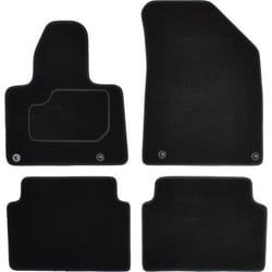 CUSTOPOL CIT155S Floor mat set Textile Front and Rear 4 grey Tailored