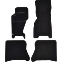 CUSTOPOL JEP40C Floor mat set Textile Front and Rear 4 black Tailored