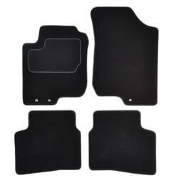 CUSTOPOL KIA65S Floor mat set Textile Front and Rear 4 grey Tailored KIA: cee‘d I Hatchback, cee‘d I Estate, HYUNDAI: i30 I Hatchback