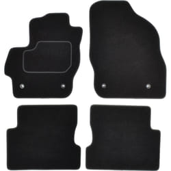 CUSTOPOL MAZ30C Floor mat set Textile Front and Rear 4 black Tailored