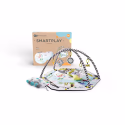 Kinderkraft Baby Playmat SMARTPLAY, Activity Play Gym, with Adjustable Fitness Frame, Playpen Function, Hanging Rattle, 5 Toys, 30 Balls, for Newborn - Additional view 4