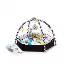 Kinderkraft Baby Playmat SMARTPLAY, Activity Play Gym, with Adjustable Fitness Frame, Playpen Function, Hanging Rattle, 5 Toys, 30 Balls, for Newborn - Additional view 6