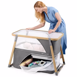Kinderkraft Sofi baby travel bed Grey