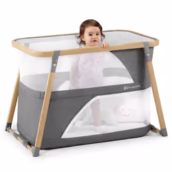 Kinderkraft Sofi baby travel bed Grey