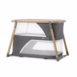 Kinderkraft Cot 4 in 1 SOFI, Travel Cot, Playpen, Cradle in one, Quick Folding, with Accessories, Mattress, Bag, Scandinavian ...