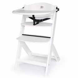 Kinderkraft KKKENOCWHT0000, Booster high chair, Hard seat, White, Monochromatic, 3-point, Metal