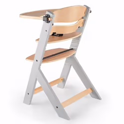 Kinderkraft KKKENOCGRY0000 high chair Booster high chair Hard seat Grey, Wood - Additional view 5