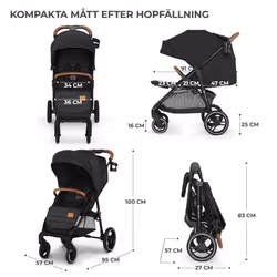 Kinderkraft Chairs. Black Plus Walk of Paseo - Additional view 2
