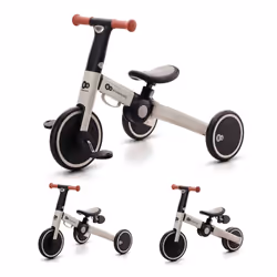 Kinderkraft 4TRIKE, Boy/Girl, Push, Recumbent, Children, Solid wheels, Grey