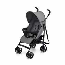 Kinderkraft TIK, Canopy, Lightweight stroller, Any gender, Solid wheels, Foldable, Grey