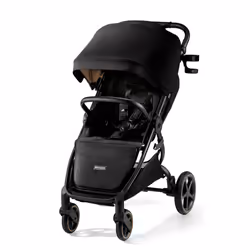 Kinderkraft Mitzy, Canopy, Lightweight stroller, Any gender, Solid wheels, Foldable, Black
