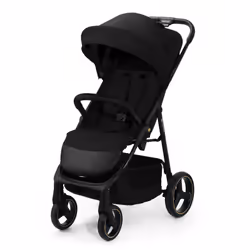 Kinderkraft Trig 3, Canopy, Lightweight stroller, Any gender, Solid wheels, Foldable, Black