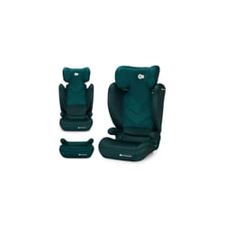 I-Spark I-Size Baby Car Seat, Group 2/3, 100-150 cm, from 3.5 to 12 Years, 15 to 36 Kg, Light (4.5 Kg), 3-Point Seat Belt, Side Protection, Green