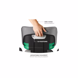 I-Spark I-Size Baby Car Seat, Group 2/3, 100-150 cm, from 3.5 to 12 Years, 15 to 36 Kg, Light (4.5 Kg), 3-Point Seat Belt, Side Protection, Green - Additional view 10