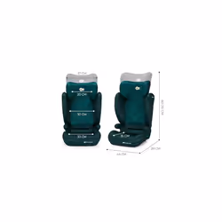 I-Spark I-Size Baby Car Seat, Group 2/3, 100-150 cm, from 3.5 to 12 Years, 15 to 36 Kg, Light (4.5 Kg), 3-Point Seat Belt, Side Protection, Green - Additional view 11