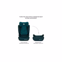 I-Spark I-Size Baby Car Seat, Group 2/3, 100-150 cm, from 3.5 to 12 Years, 15 to 36 Kg, Light (4.5 Kg), 3-Point Seat Belt, Side Protection, Green - Additional view 4
