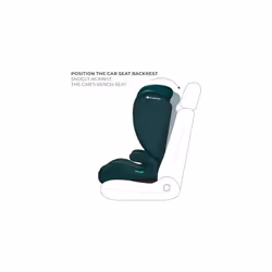 I-Spark I-Size Baby Car Seat, Group 2/3, 100-150 cm, from 3.5 to 12 Years, 15 to 36 Kg, Light (4.5 Kg), 3-Point Seat Belt, Side Protection, Green - Additional view 9