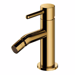 Gold Coloured Brass Bathroom Bidet Faucet Standing Mixer Tap Single Lever Tap