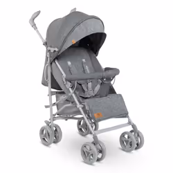 Lionelo Irma, Canopy, Lightweight stroller, Any gender, Solid wheels, Foldable, Grey