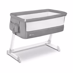 Lionelo Theo 2-in-1 Baby Travel Cot Dove Grey from Birth to 9 kg