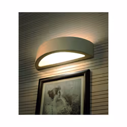 ATENA wall light ceramic / white glass 1 bulb