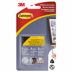 Command 17202BLK, Mounting label, Black, Indoor, 1.8 kg, 15.8 mm, 69.8 mm