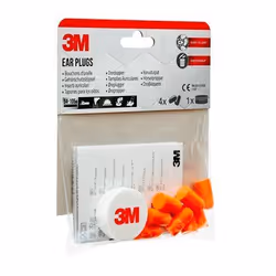 3M 1100C4 ear plug Reusable ear plug Orange 4 pc(s)