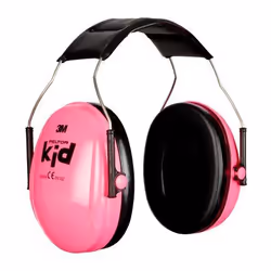 3M H510AKGC1, Child, Female, Pink, Head-band, 27 dB
