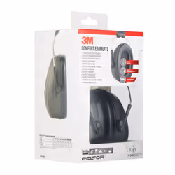 Peltor Optime II Comfort Earmuffs H520AC1, Ear Defenders Adults, Comfortable Fit with Reduced Pressure, Hearing