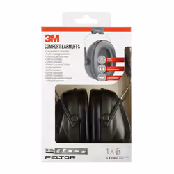 Peltor Optime II Comfort Earmuffs H520AC1, Ear Defenders Adults, Comfortable Fit with Reduced Pressure, Hearing