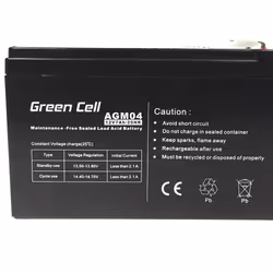 Green Cell AGM04 UPS battery Sealed Lead Acid (VRLA) 12 V 7 Ah