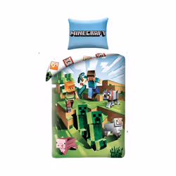 Minecraft Battle Single Cotton Duvet Cover Set - European Size