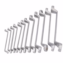 Double Ring Spanner Set; ENERGY; 6x7, 8x9, 10x11, 12x13, 14x15, 16x17, 18x19, 20x22, 21x23, 24x27, 25x28, 30x32 mm 12 Chrome ...