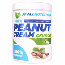 ALLNUTRITION Peanut Butter Crunch, Nut spread, Peanut, 1 kg, roasted peanuts (90%), chia seeds (10%), 622 kcal, 2604.2 kJ