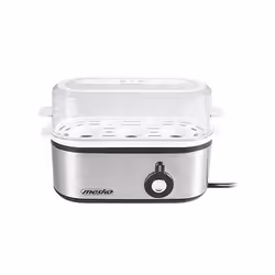 Mesko Home MS 4485 egg cooker 3 egg(s) 210 W Black, Silver, Transparent