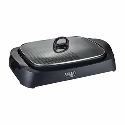 Adler AD 6610, 3000 W, Grill, Electric, 2 zone(s), Tabletop, Grate + Griddle