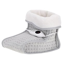 Adler AD 7432 electric blanket Electric heated wrap 100 W Grey, White Plush, Synthetic wool