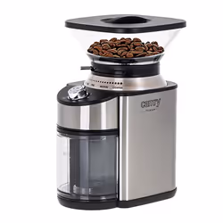Camry Premium CR 4443, Burr grinder, 230 g, Conical burr, Black, Stainless steel, Metal, 12 pc(s)