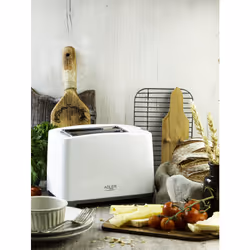 Adler AD 3216 toaster 2 slice(s) 1000 W Grey, White