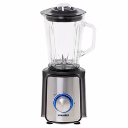 Mesko Home MS 4080 blender 1.5 L Tabletop blender 1200 W Blueberry, Steel, Transparent