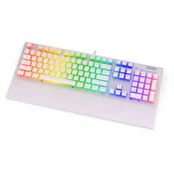 ENDORFY Omnis Pudding Onyx, Wired, USB, Mechanical, QWERTY, RGB LED, White